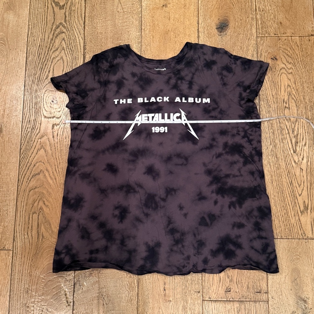 Metallica' 'The Black Album' Tie-Dye Tee - Black vintage band t-shirt - Picture 3 of 4